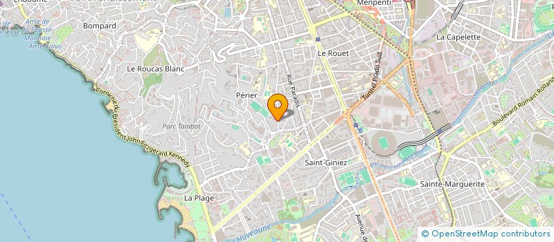 localisation de l'entreprise 107 LA TANIERE à MARSEILLE