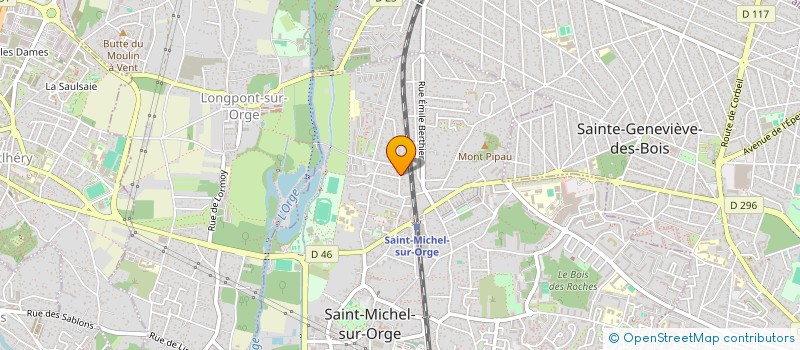 localisation de l'entreprise 107 LAVOISIER  SAINT-MICHEL-SUR-ORGE