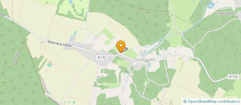 localisation de l'entreprise 107 OUEST  GROSROUVRE