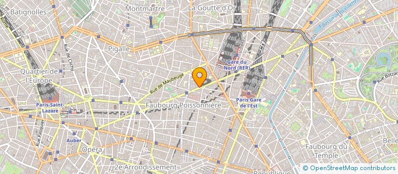 localisation de l'entreprise 107 RUE LA FAYETTE  PARIS