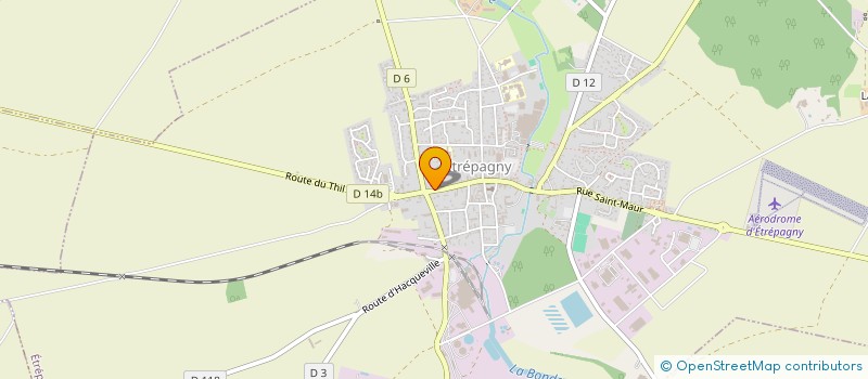 localisation de l'entreprise 108 CLEMENCEAU  ETREPAGNY