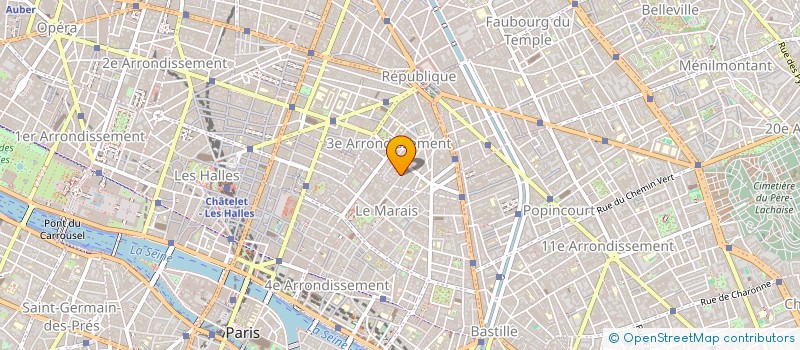 localisation de l'entreprise 109* à PARIS