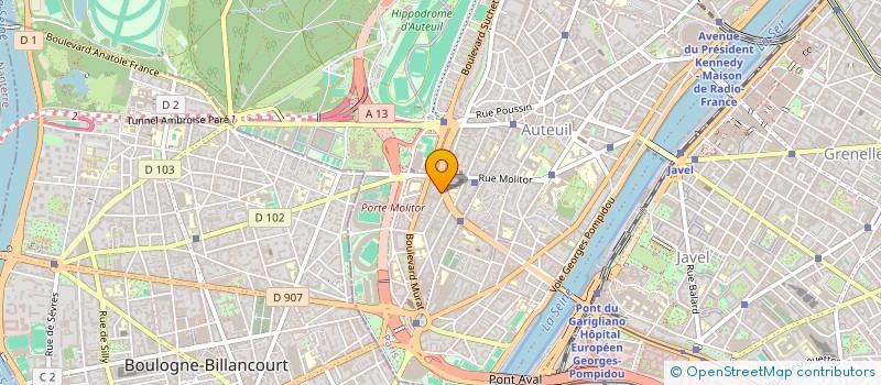localisation de l'entreprise 109 AVENUE PRODUCTION à PARIS