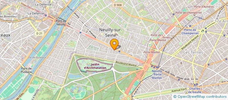 localisation de l'entreprise 109 CABINET D'AVOCATS à NEUILLY-SUR-SEINE
