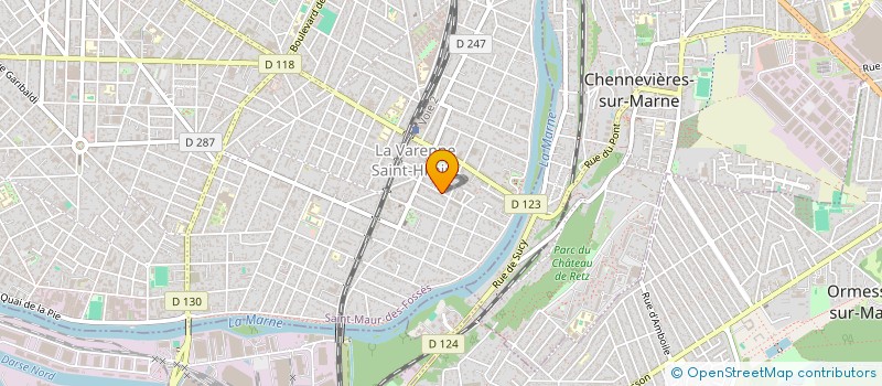 localisation de l'entreprise 109 CONCEPT  SAINT-MAUR-DES-FOSSES