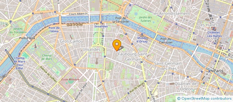 localisation de l'entreprise 109 GRENELLE  PARIS