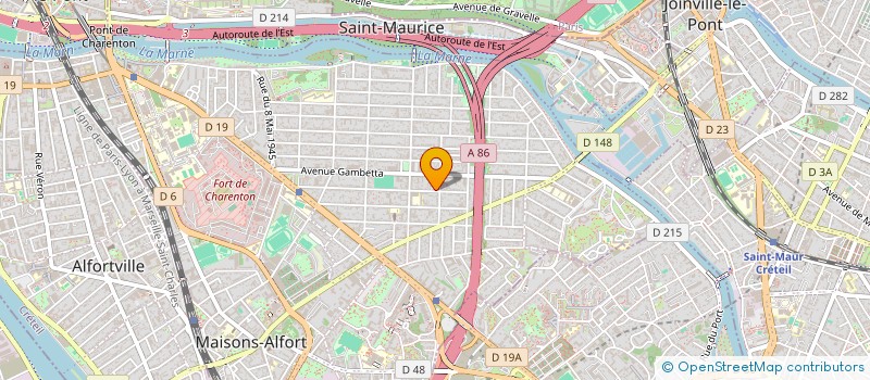 localisation de l'entreprise 109 RUE CHEVREUL à MAISONS-ALFORT