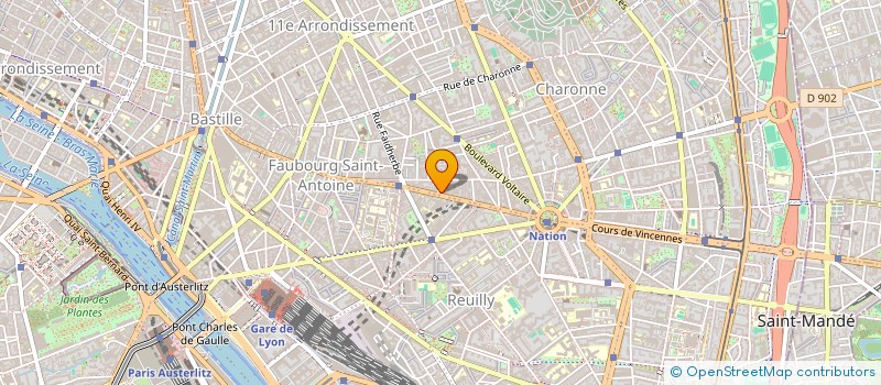 localisation de l'entreprise 109 ST MICHEL  PARIS 11