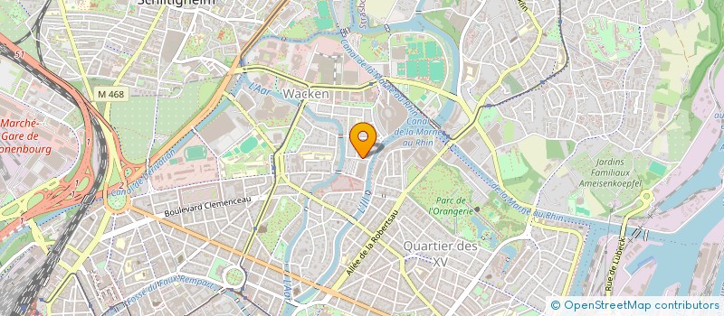 localisation de l'entreprise 10AM CONSEIL  STRASBOURG