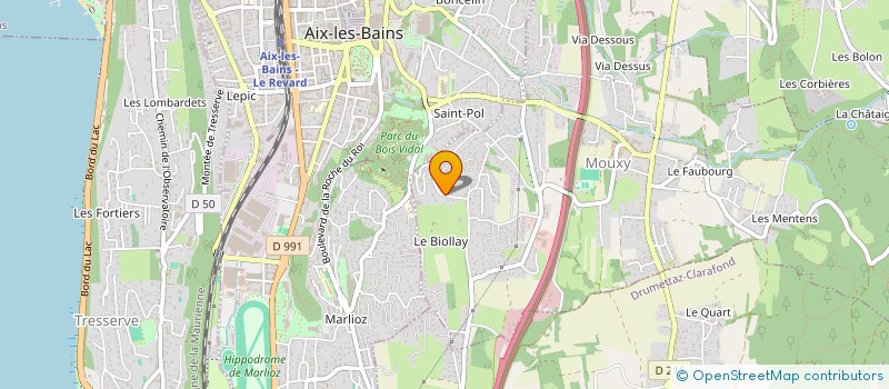 localisation de l'entreprise 10BIS  MOUXY