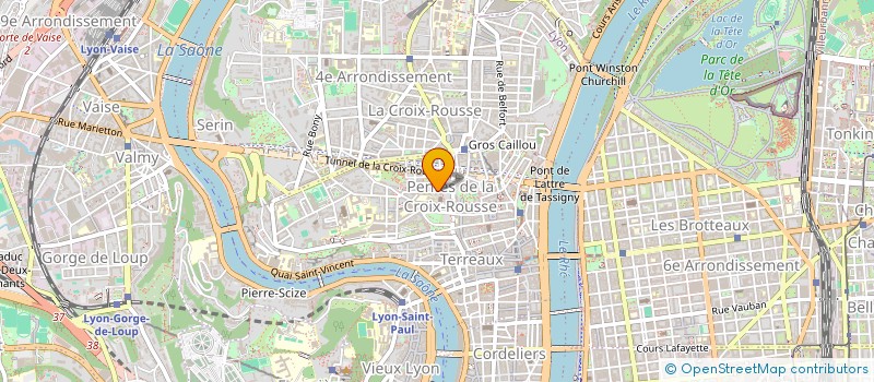 localisation de l'entreprise 10COREDENCE à LYON