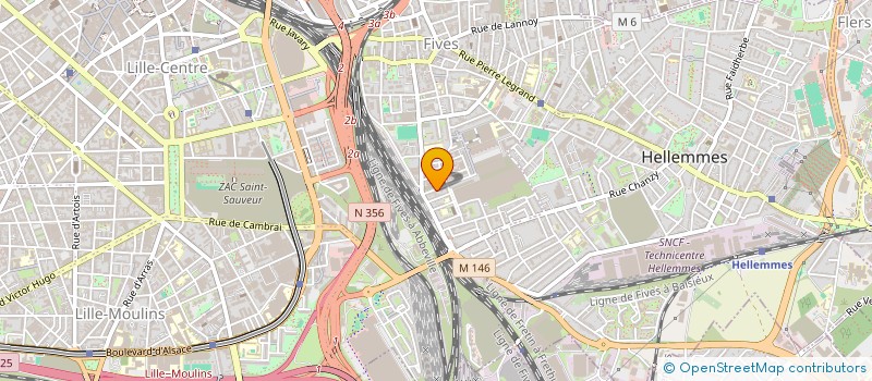localisation de l'entreprise 10F9 à LILLE