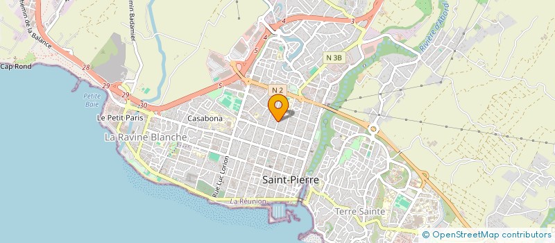 localisation de l'entreprise 10H10 à SAINT-PIERRE