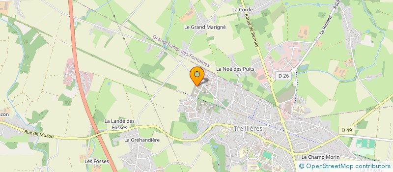 localisation de l'entreprise 10PASSEREAUX  TREILLIERES