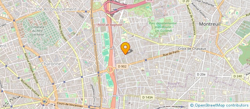 localisation de l'entreprise 10TEN CONSULTING à BAGNOLET