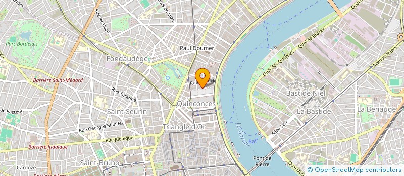 localisation de l'entreprise 10XPLUS  BORDEAUX