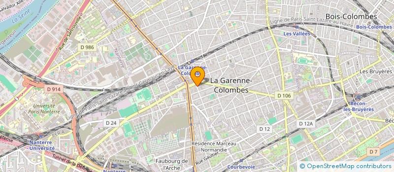 localisation de l'entreprise 11.04 PM à LA GARENNE-COLOMBES