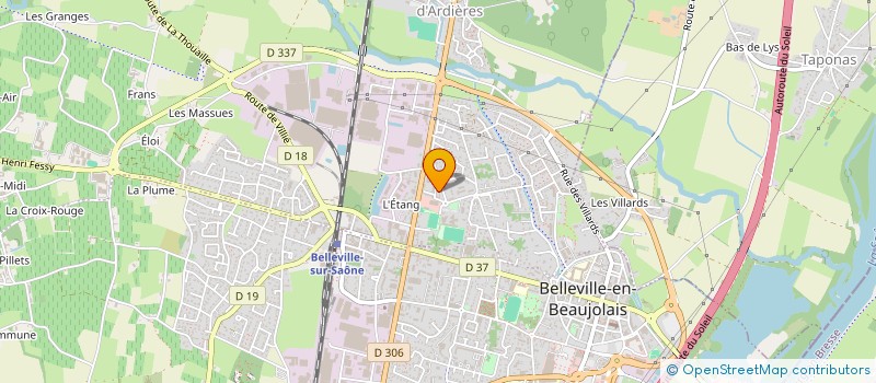 localisation de l'entreprise 11:11 TIME TO DANCE  BELLEVILLE-EN-BEAUJOLAIS