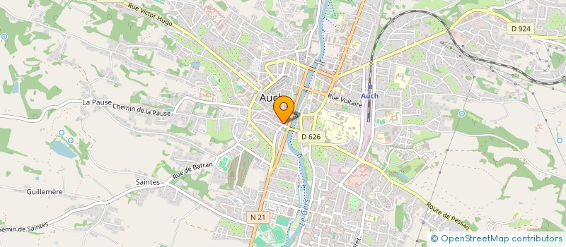 localisation de l'entreprise 11-2 à AUCH