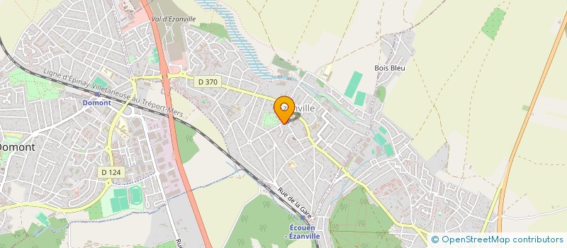 localisation de l'entreprise 11 ALLEE COLBERT  EZANVILLE