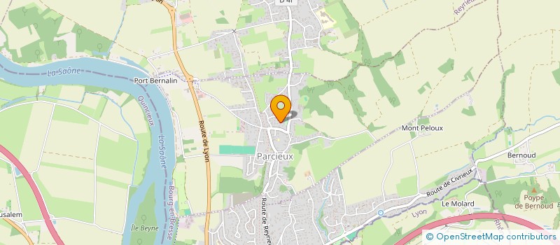 localisation de l'entreprise 11 CDLBC  PARCIEUX