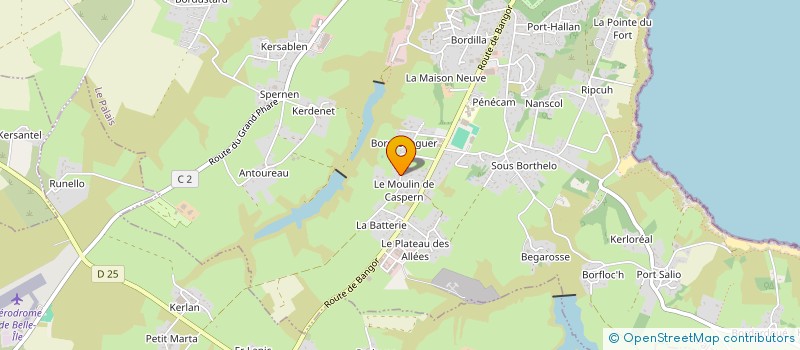 localisation de l'entreprise 11 COURS GABRIEL  LE PALAIS