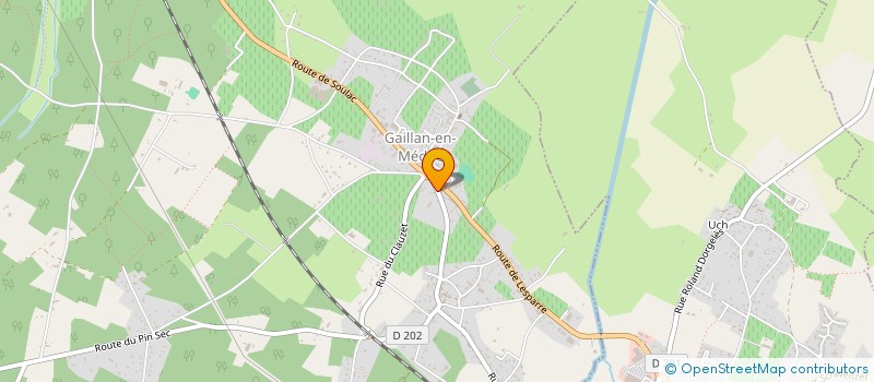 localisation de l'entreprise 11 DE LA TOUR  GAILLAN-EN-MEDOC