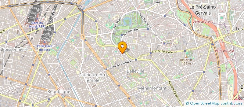 localisation de l'entreprise 11 DEGRES à PARIS