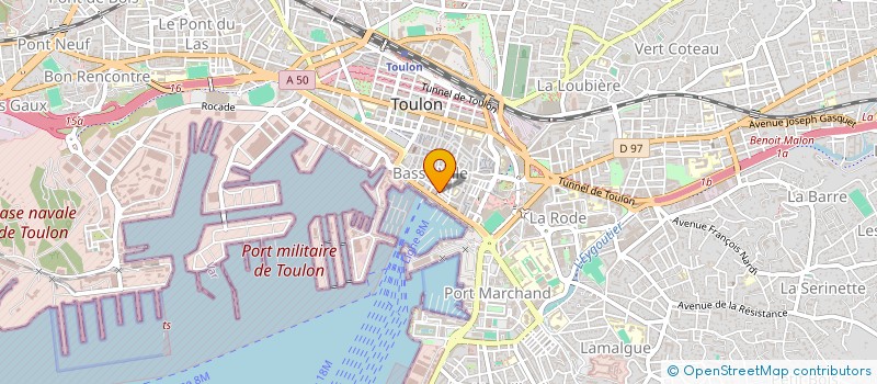 localisation de l'entreprise 11 EME ART  TOULON