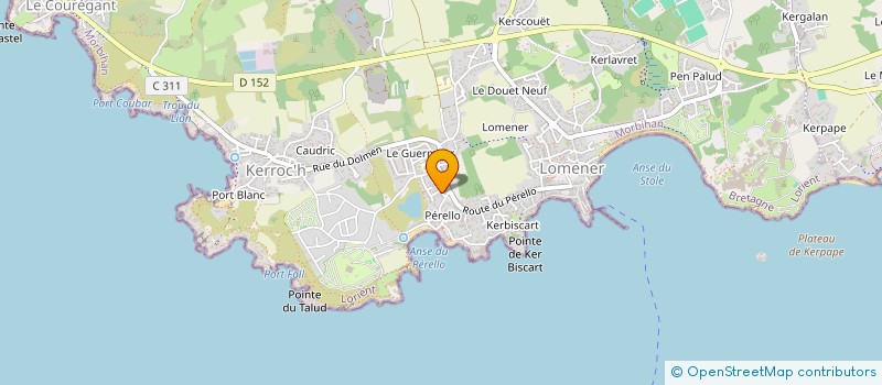 localisation de l'entreprise 11 IMMO à PLOEMEUR