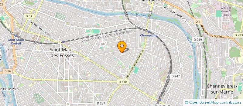 localisation de l'entreprise 11 INVEST à SAINT-MAUR-DES-FOSSES