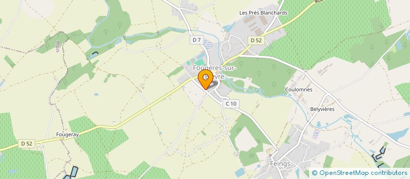 localisation de l'entreprise 11-MONTFARAUDE  LE CONTROIS-EN-SOLOGNE