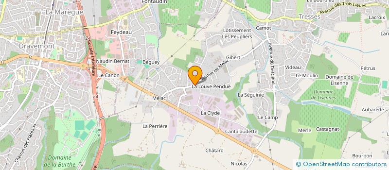 localisation de l'entreprise 11 NOVEMBRE 18  TRESSES