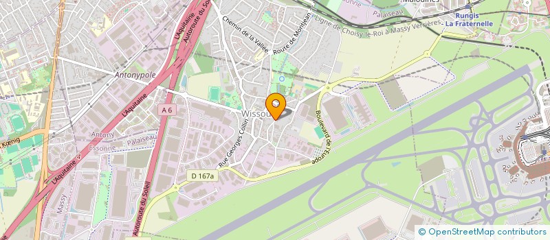 localisation de l'entreprise 11 PELLETIER  WISSOUS