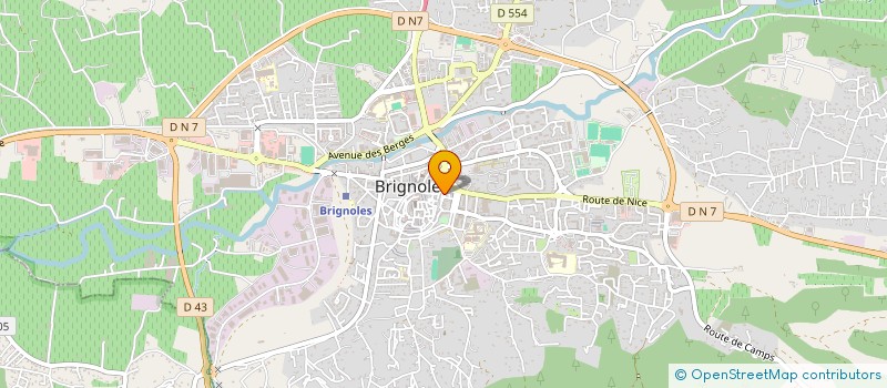 localisation de l'entreprise 11 PETIT PARADIS à BRIGNOLES