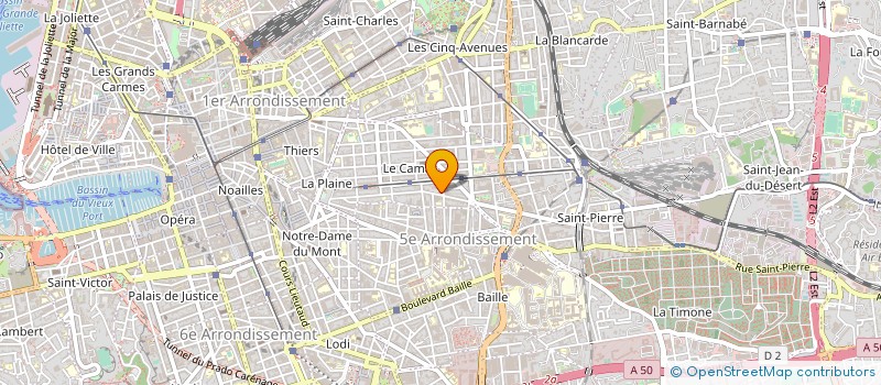 localisation de l'entreprise 11 RUE BRIFFAUT à MARSEILLE