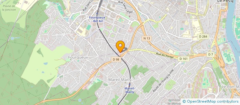 localisation de l'entreprise 11 RUE CAMILLE BLANC  MAREIL-MARLY