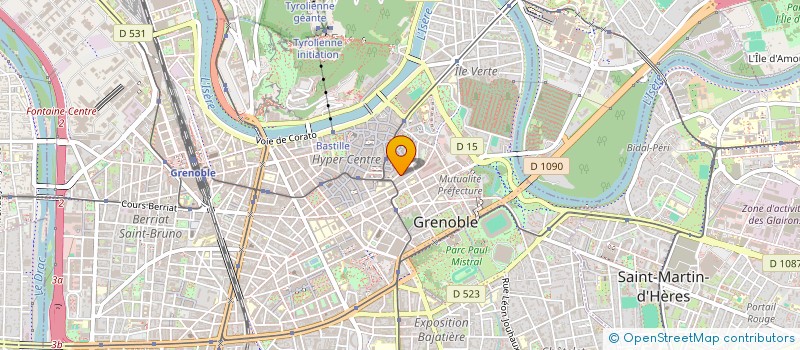 localisation de l'entreprise 11 RUE VOLTAIRE  GRENOBLE