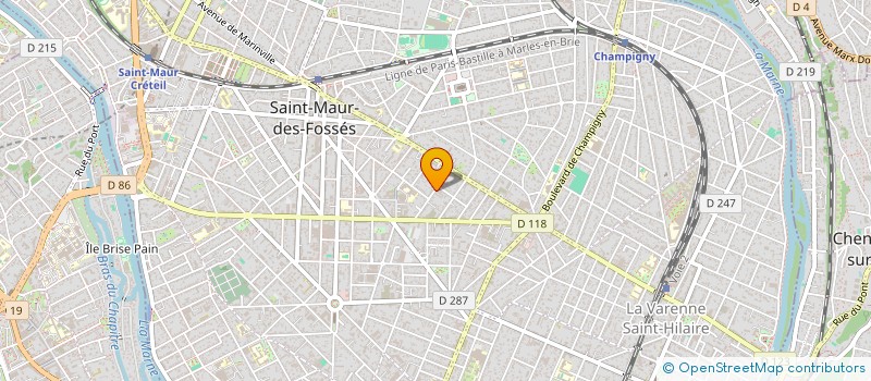 localisation de l'entreprise 11 SOLFERINO à SAINT-MAUR-DES-FOSSES