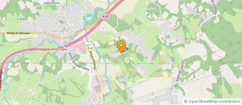 localisation de l'entreprise 1100 FILMS  URRUGNE