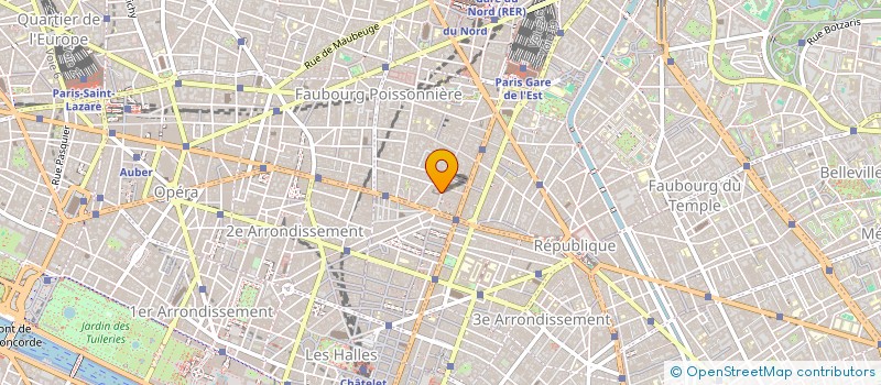 localisation de l'entreprise 110B  PARIS