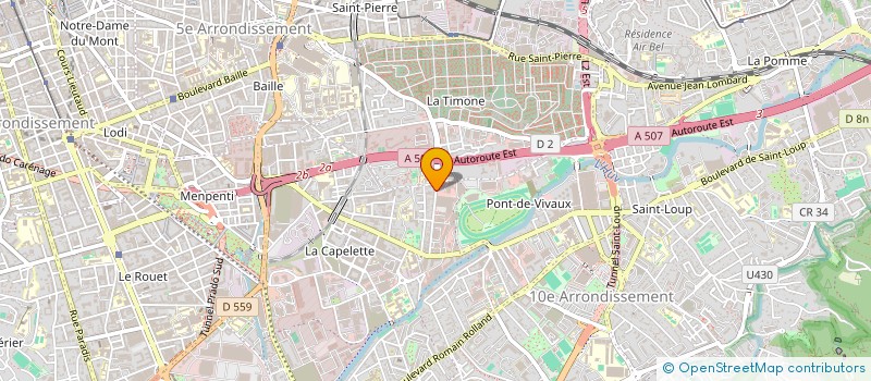 localisation de l'entreprise 111 BD FIFI TURIN à MARSEILLE