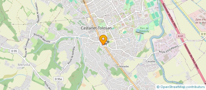 localisation de l'entreprise 111 CREATION à CASTANET-TOLOSAN