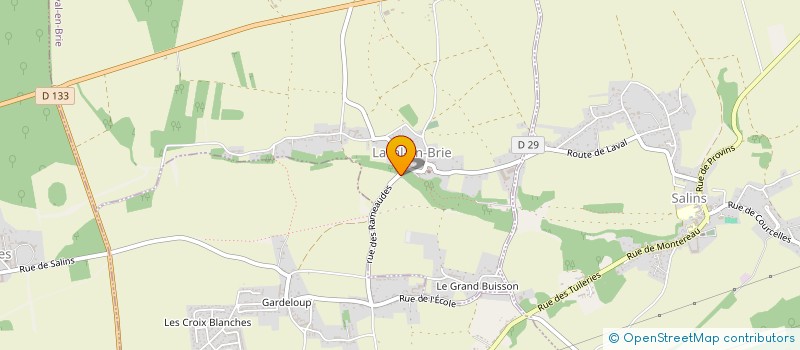 localisation de l'entreprise 111 - JEAN ROCH COIGNET  LAVAL-EN-BRIE