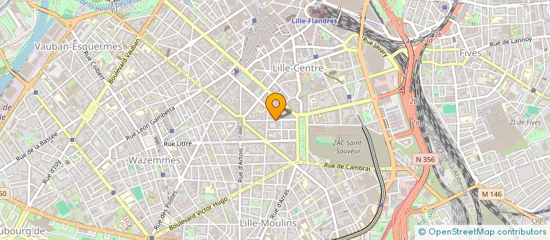 localisation de l'entreprise 111 PRODUCTION  LILLE