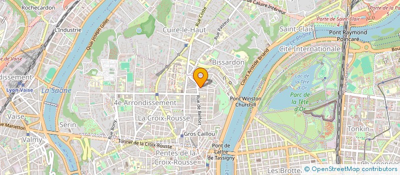 localisation de l'entreprise 1111 COACHING à LYON