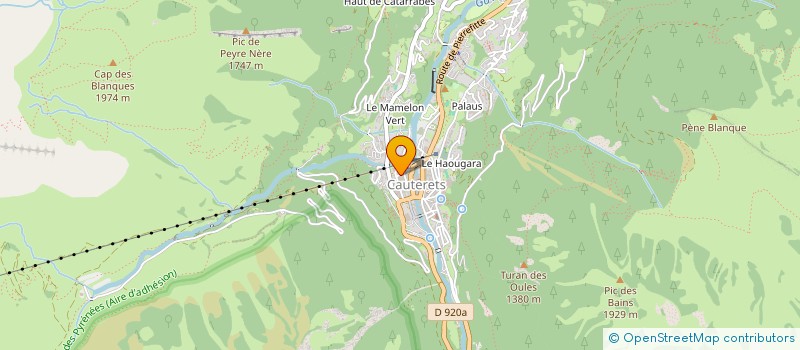 localisation de l'entreprise 112 LE LYS  CAUTERETS