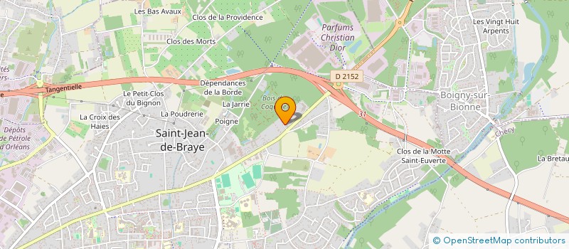 localisation de l'entreprise 112 LOGICIEL à SAINT-JEAN-DE-BRAYE
