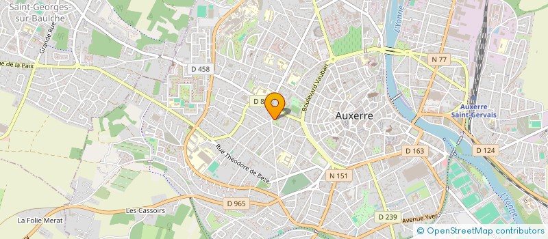 localisation de l'entreprise 113 BOUSSICATS à AUXERRE
