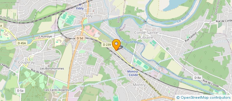 localisation de l'entreprise 113 JOFFRE  ESBLY